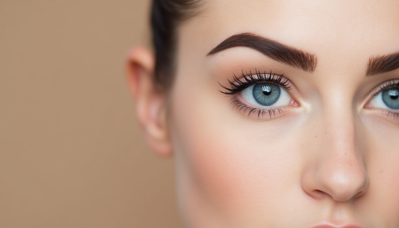 O mireasă zâmbitoare, cu sprancene bine definite, pregătită pentru ziua nunții.